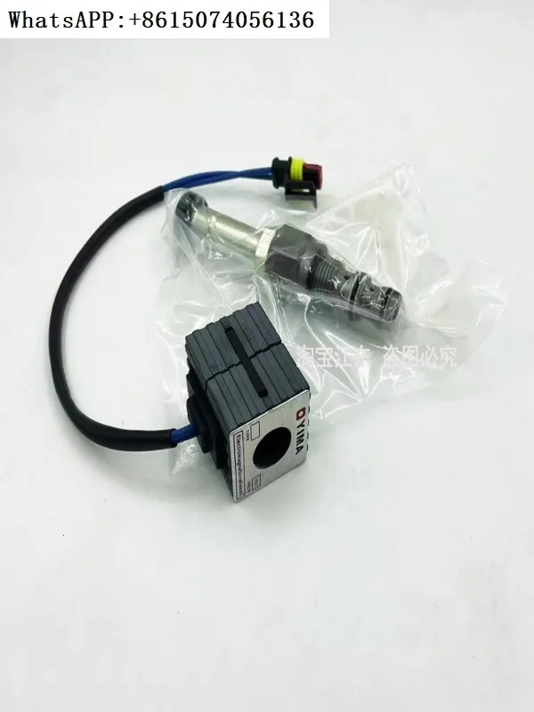 

Adapted to Sany e-xcavator 5560 75 135 205 215 Ward Mountain Heavy 90608 Pilot solenoid valve core coil