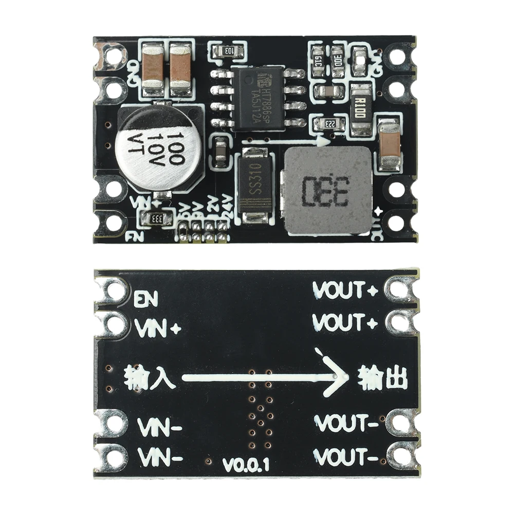 DC-DC باك تنحى وحدة امدادات الطاقة 7 فولت-100 فولت إلى 5 فولت 9 فولت 12 فولت 24 فولت 2A ثابت الناتج الجهد تنحى وحدة الطاقة