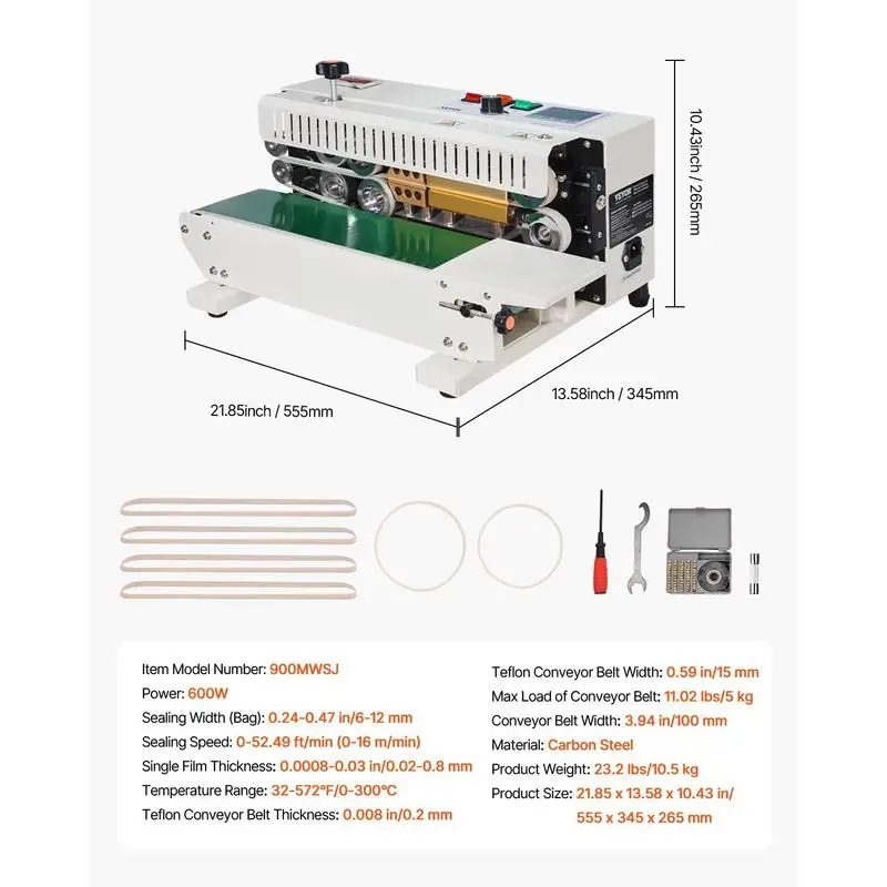 Horizontal Automatic Pouch Sealer 6-12 mm Food Production Hardware Packing Chemical Industry Digital Control Counter 0.02-0.8 mm Thickness Plastic Film Bags Packing Machine view 2
