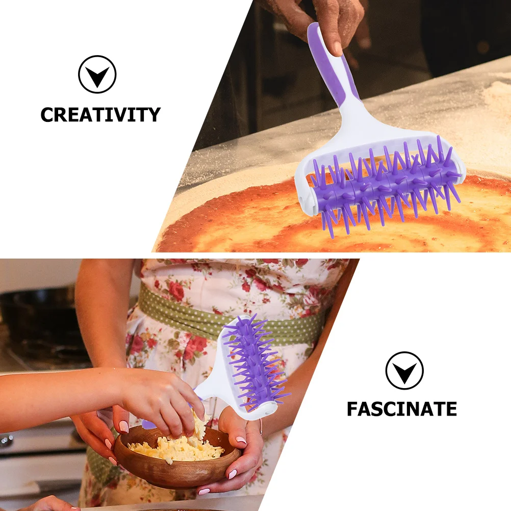 

2Pcs Pizza Making Accessories Dough Roller Professional Baking Tool Wide Range Uses Homemade Pizza Pastry Dough