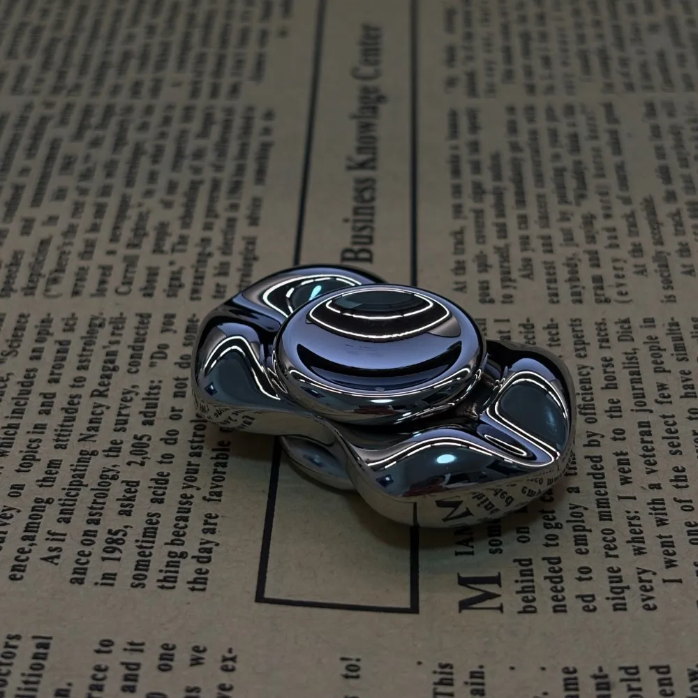 Reblle Eyes EDC SandDune Fidget Spinner Fidget Toys Adults Original Designs Two-Bladed Fidget Spinner Gyro