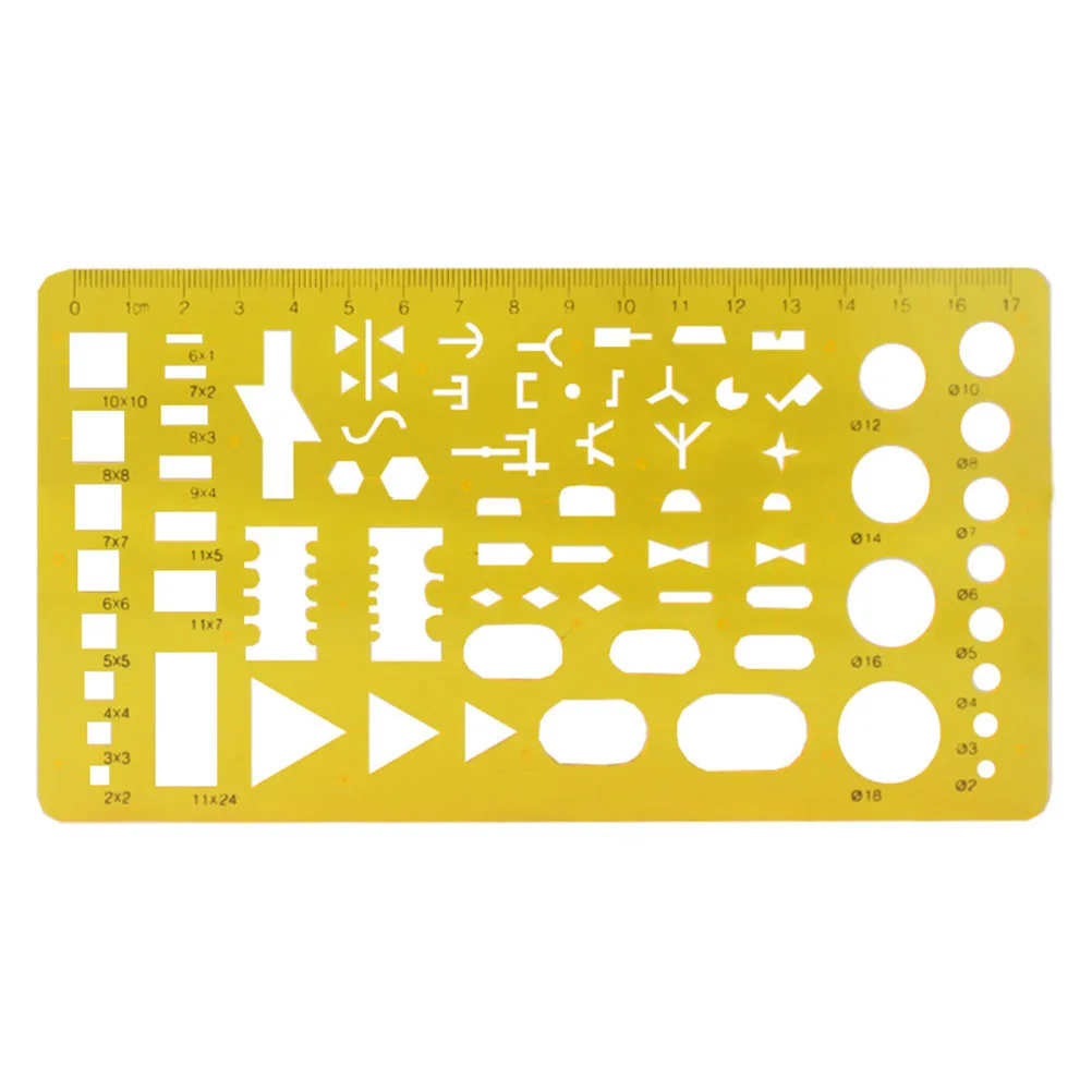 

Drawing Templates Ruler Kit Hollow Circle Measuring Tool Architecture Design School Projects Transparent Scale Pattern
