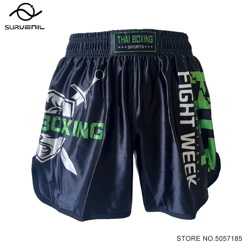 Thai Boxing Shorts Quick Dry Muay Thai Shorts Sanda Martial Arts Clothes Men Women Child MMA Fight Thaiboxing Kickboxing Shorts