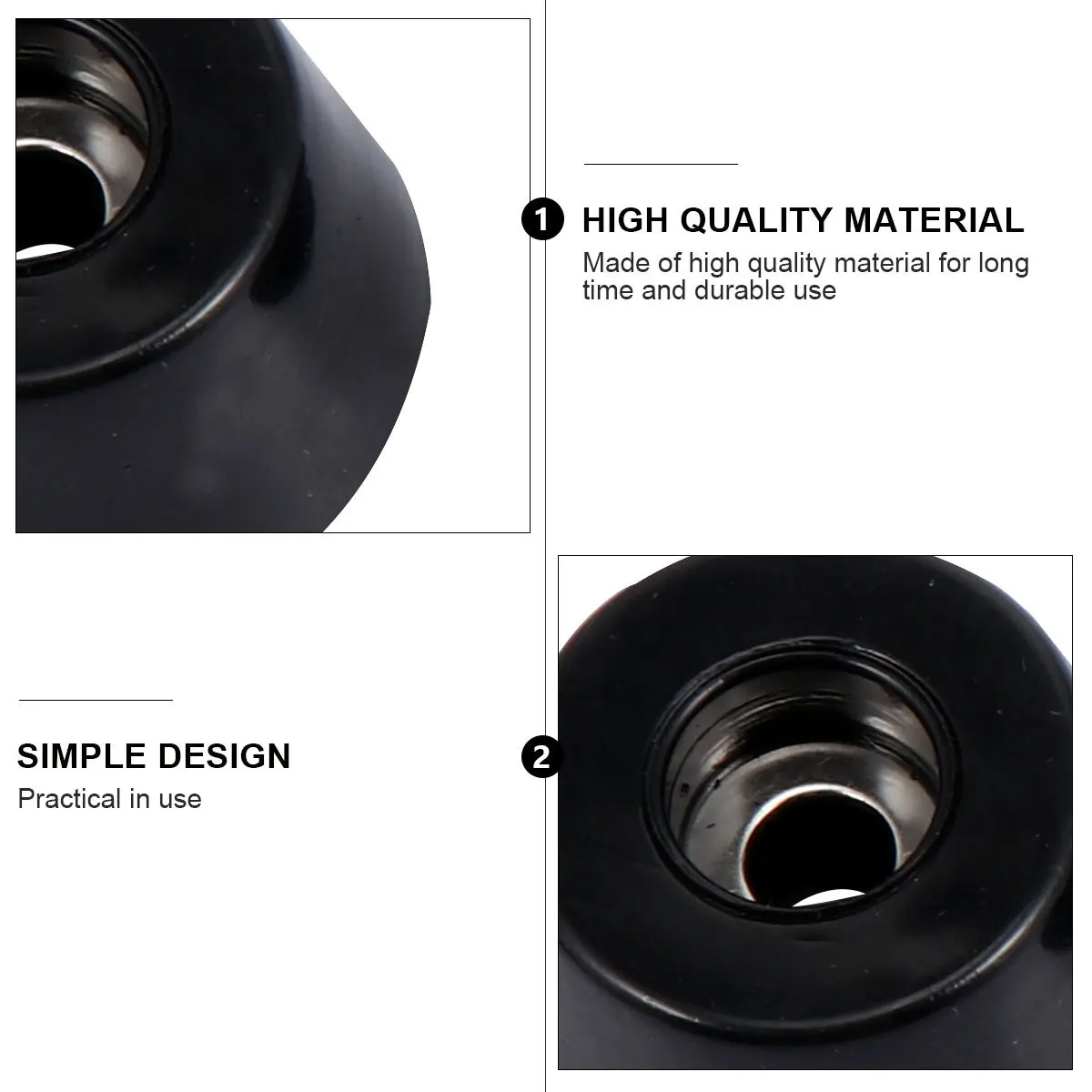 

40Pcs Anti Slip Pads Premium Thermoplastic Rubber Cutting Board Feet Vibration Absorption Furniture Protection Rubber Bumpers