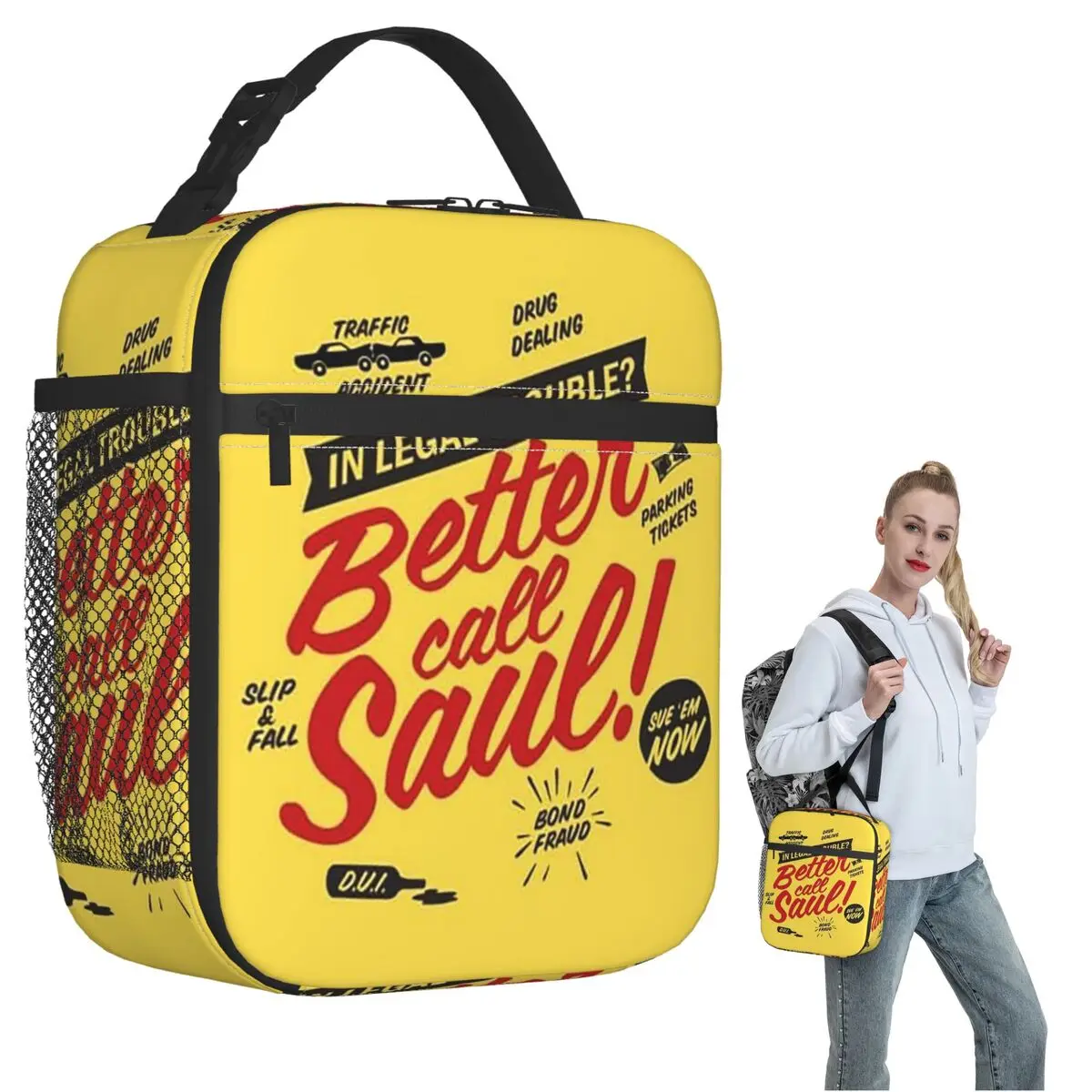 

Термосумка для обедов Better Call Saul Saul Goodman для женщин и детей, портативный контейнер для еды, термосумка-тоут