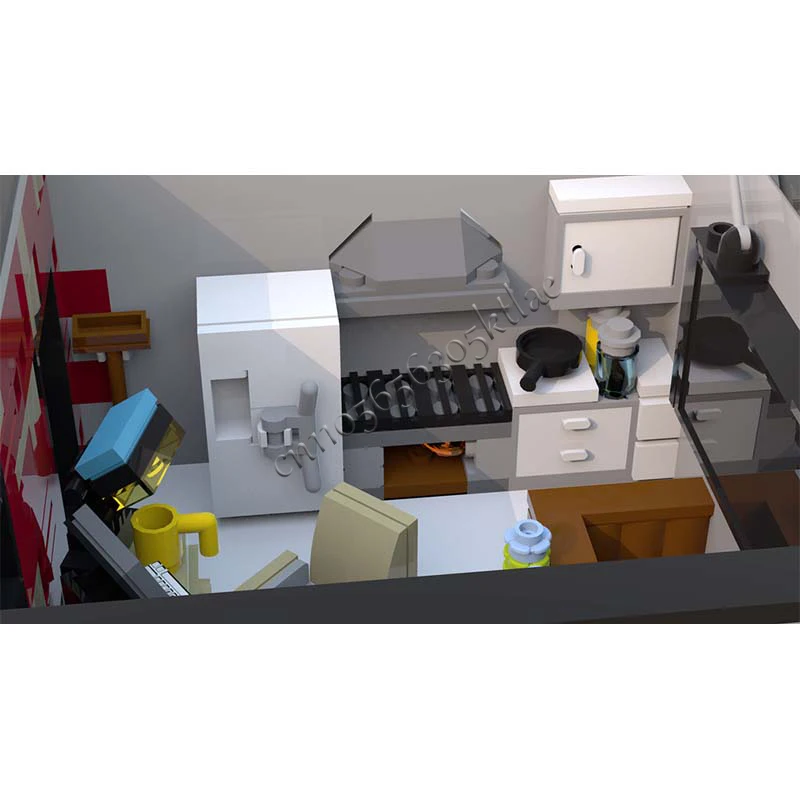 2940 Piezas, Casa, Calle, Gimnasio de Bíceps, MOC, Bloques de Construcción Modulares Personalizables, Diseño de Modelo, Juguete Educativo Popular para Festivales, Regalo DIY