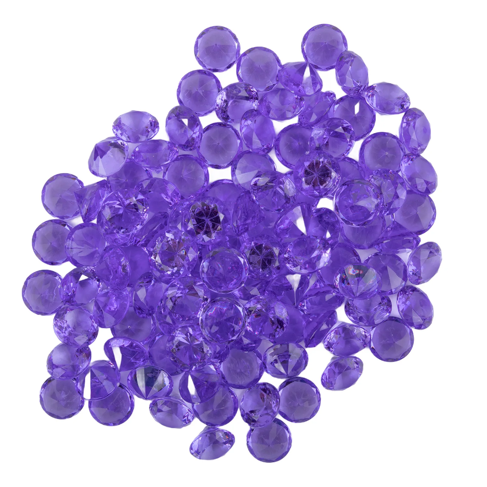 100pcs Faux Treasure Chest Pirate Acrylic Gems Filler Props Wedding Party DIY Decorations 20MM