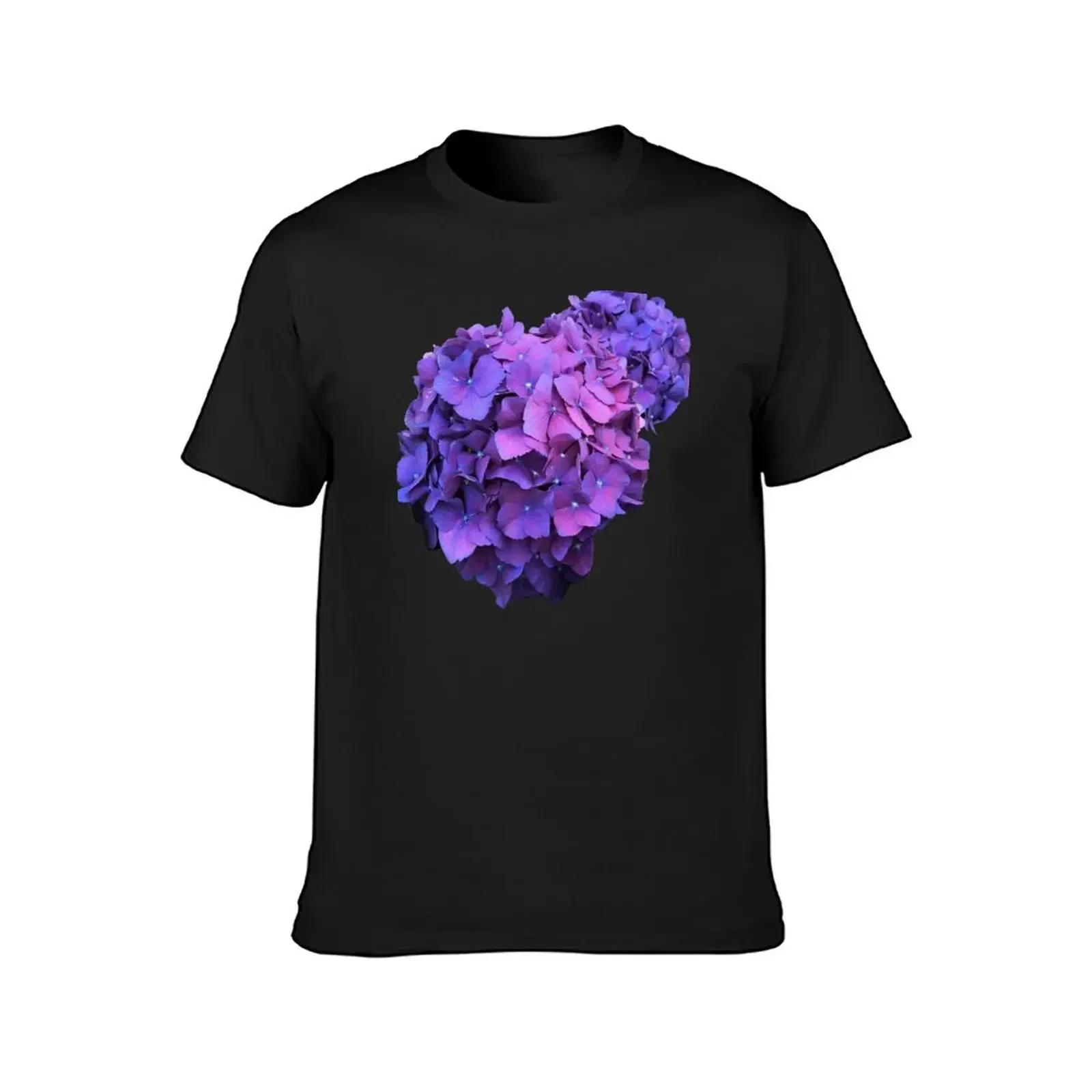 Purple Hydrangea T-Shirt oversizeds graphics oversized t shirt men