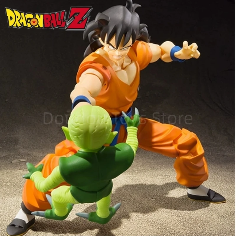 Dragon Ball Z Bandai S.H.Figuarts Shf Movable  Anime Figure Leping Yamcha Saibaiman In Stock Funny Halloween Christmas Gifts