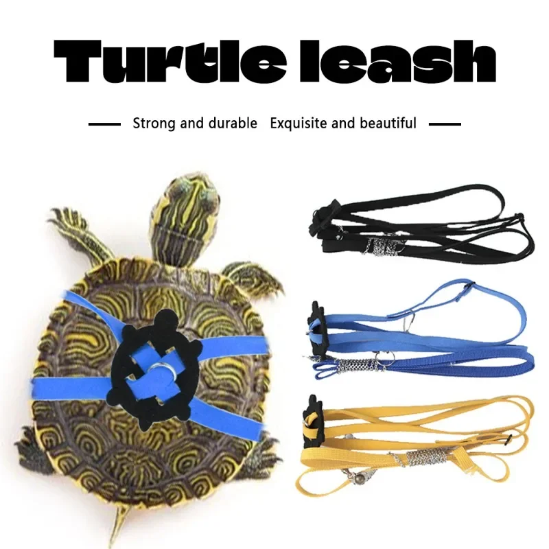 

Tortoise Leash Wear-resistant Adjustable Size Safety Traction Rope Harness Strap for Tortoise Turtle Pets Turtles Supplies