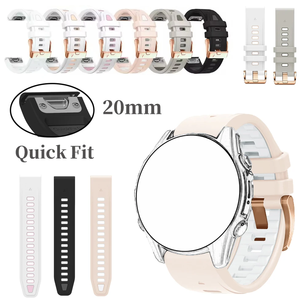 Für Garmin Fenix 8S 7S 6S Pro 5S Plus Armband Armband Frau Quickfit 20mm Wirstband Für Epix Pro Gen 2 42mm Uhr Band
