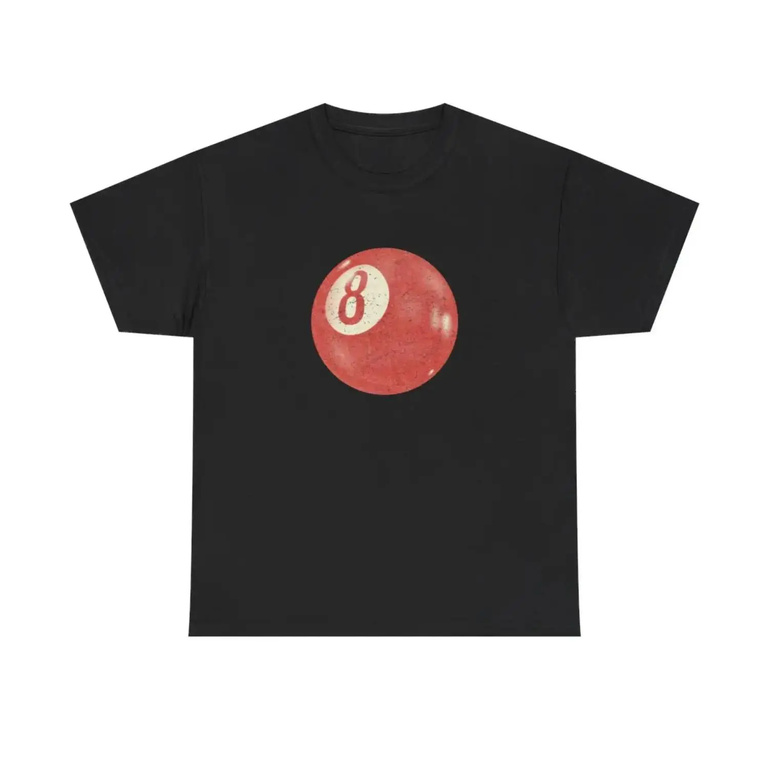 8 Ball Aesthetic Cotton T-shirt Unisex Streetwear Tee Trendy Graphic Top for Men and Women