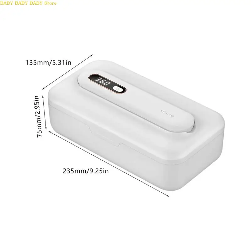 Q81A bebé esterilizador mordedor contenedor almacenamiento diseño pequeño para chupetes botella tetinas limpieza higiénica