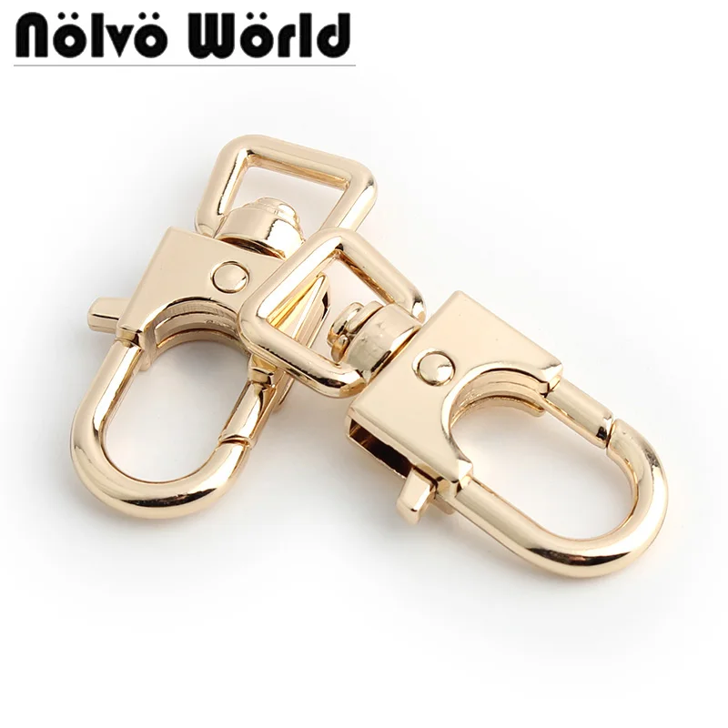 

20-100 pieces 41x9mm 3/8" D Tail Metal Buckles for Bag Webbing Swivel Trigger Clasp Handbag Strap Hooks Hanger DIY Accessories