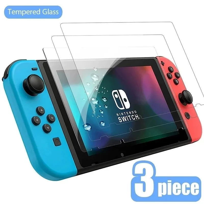 1/2/3PCS Protective Glass For Nintend Switch Tempered Glass Screen Protector for Nintendos Switch Oled Lite NS Accessories Film