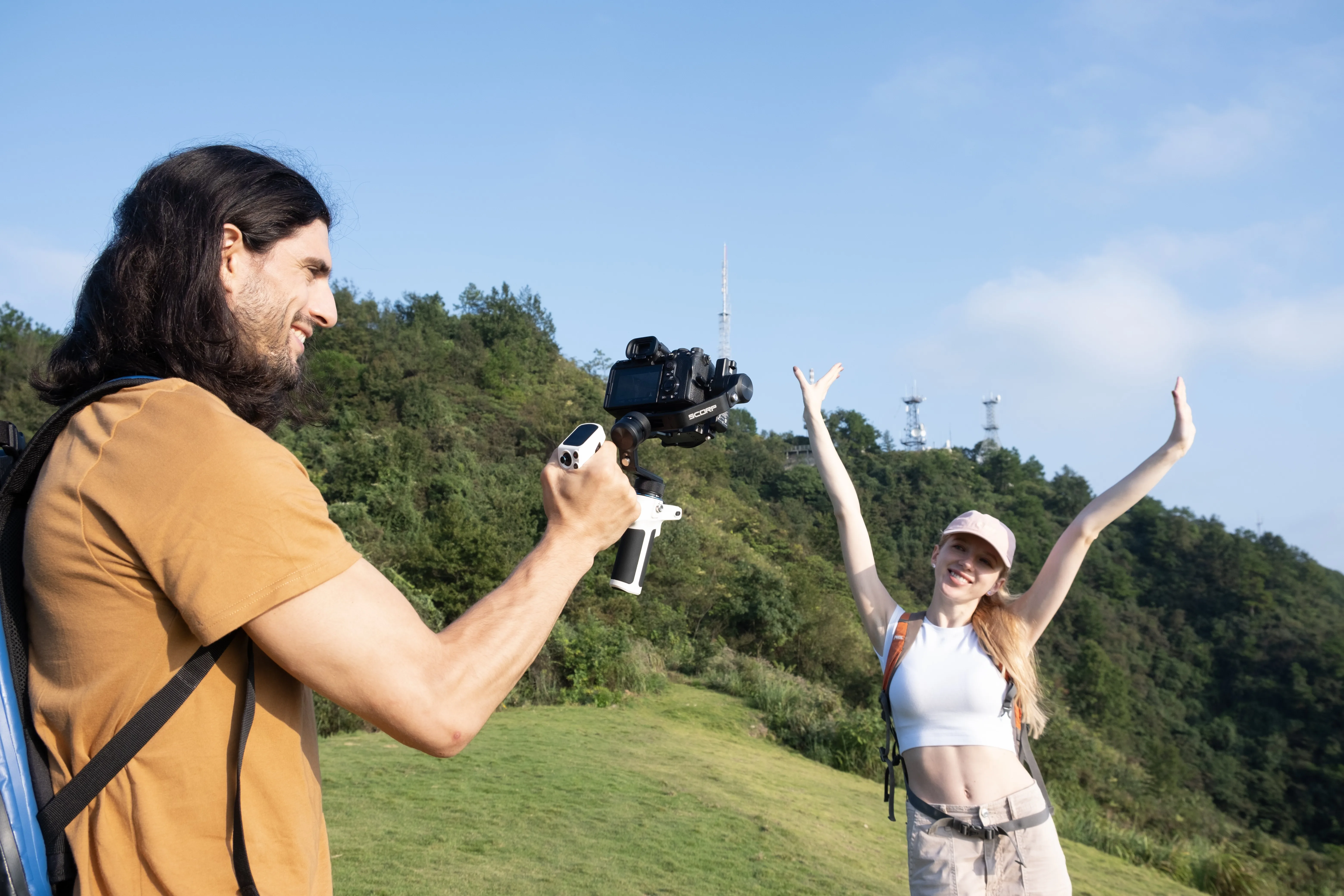 FeiyuTech SCORP Mini 2, für spiegellose Kamera, Action-Kamera, Smartphone, 3-Achsen-Stabilisator für Sony/GoPro/iPhone, AI-Tracking – Detail 10