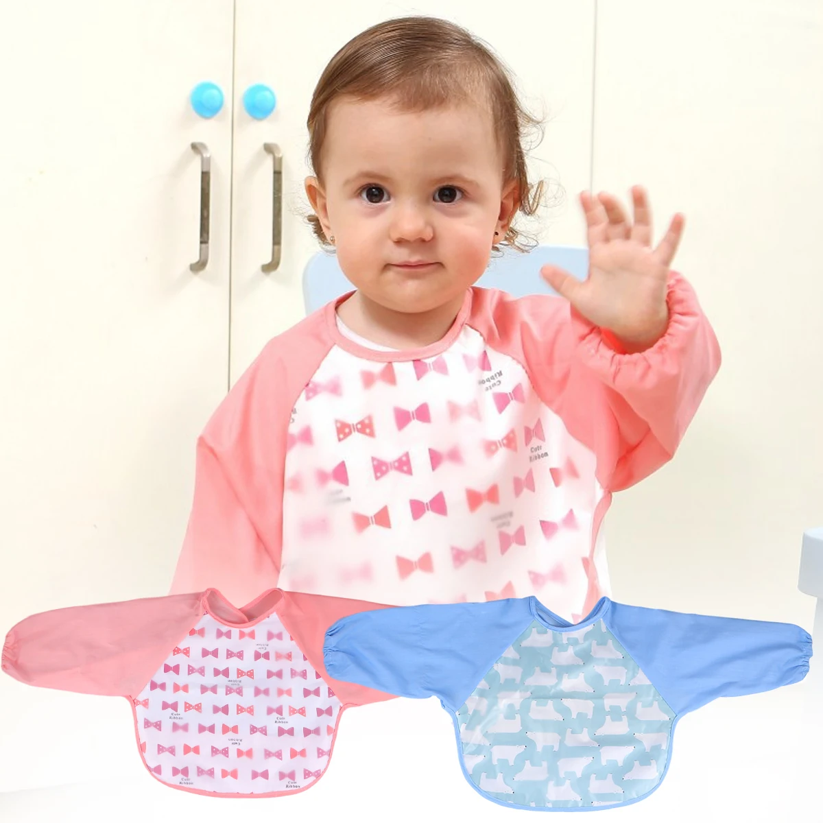 

Waterproof Meal Clothes Smock Apron Painting Children Art for Kids