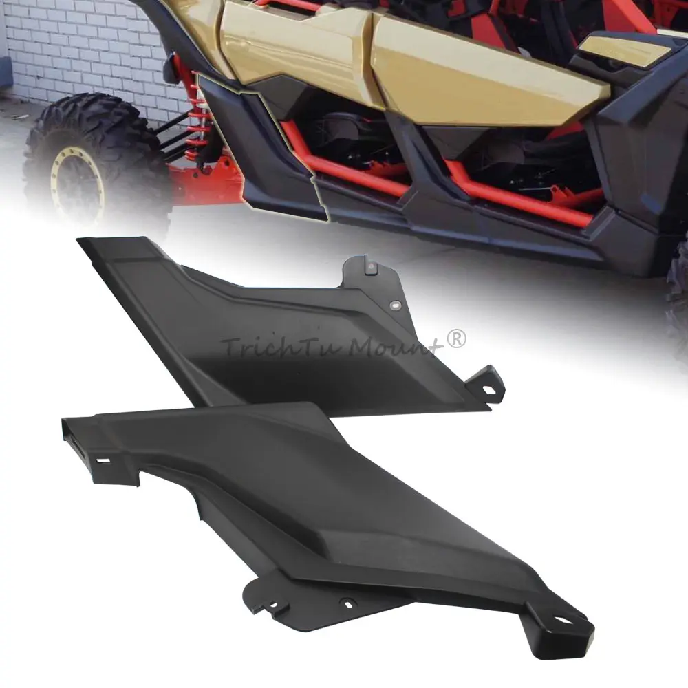 Black Left+Right Rear Lateral Panel For Can Am Maverick X3 Max Turbo R XDS 2017-2023 Replaces #705010676/77 ATV&UTV accessories