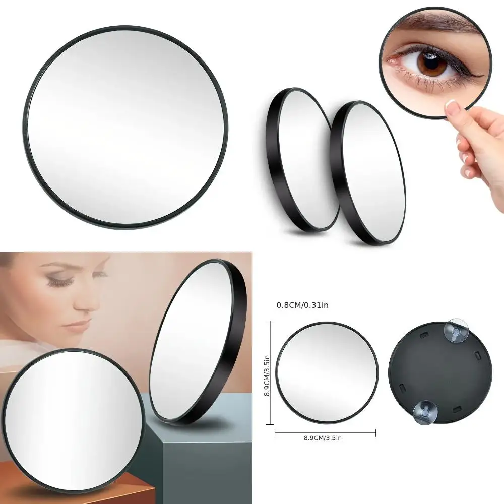 Portable Cosmetic Magnifying Glass 5x 10x HD Round Suction Cup Mirror Acne Pore Blackhead 5x Cosmetic Mirror Single Side