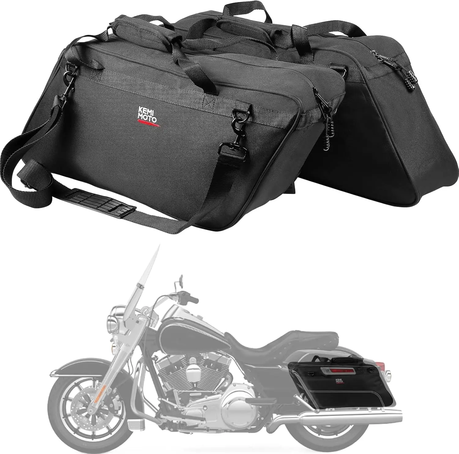 

Сумка-вкладыш для мотоциклетного седла 32 л, жесткий вкладыш для хранения, совместим с моделями Touring Street Glide Road King 1993-2023