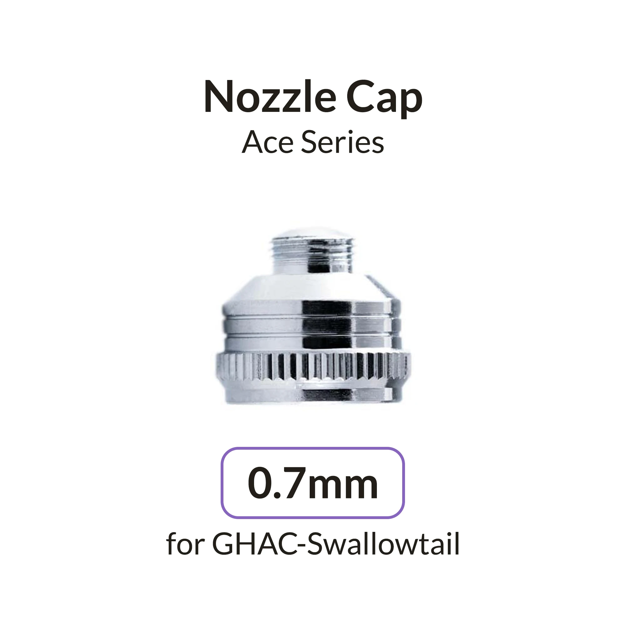 

Gaahleri Airbrush 0.7mm Nozzle Cap for GHAC-Swallowtail