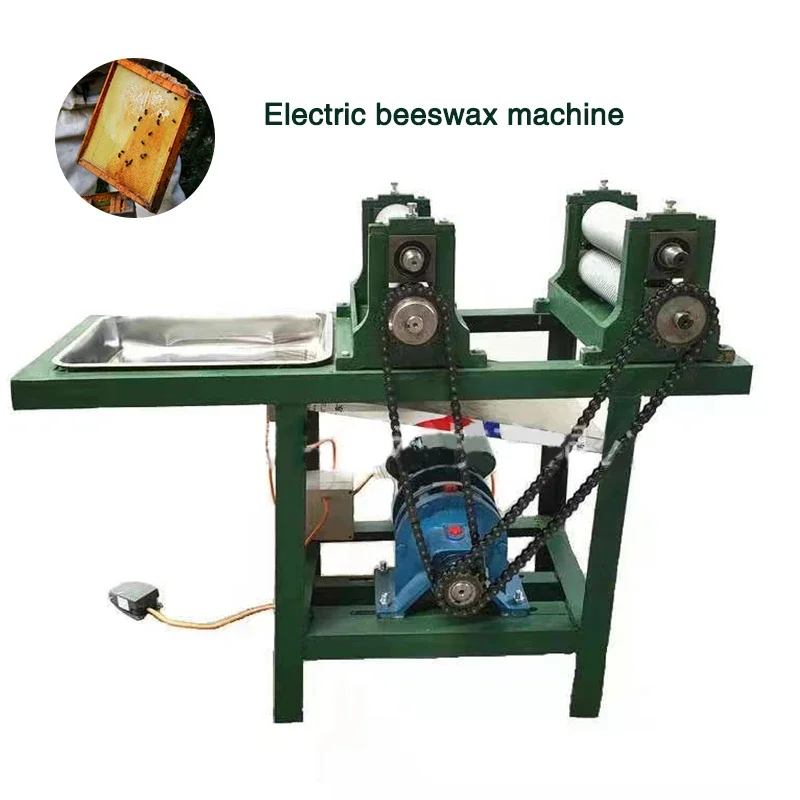 

Electric Nest Foundation Machine Fully Automatic Calender Beeswax Pressing 2200w Stainless Steel All In One Embossing Equipment