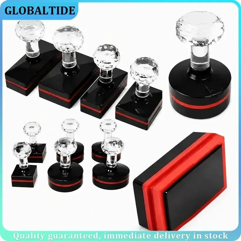 Custom Self Ink Stamp Photosensitive Rubber Stamp Personalized Logo Design Image DIY Office School Seal Tool