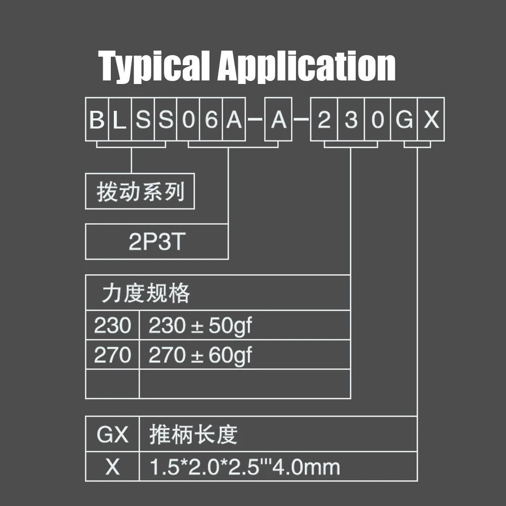 500PCS BL-SS06D Mini Vertical 8 Position 8 Pin SMD Toggle Switch 12V Right Angle Sliding Door Contact Switch For Home Use