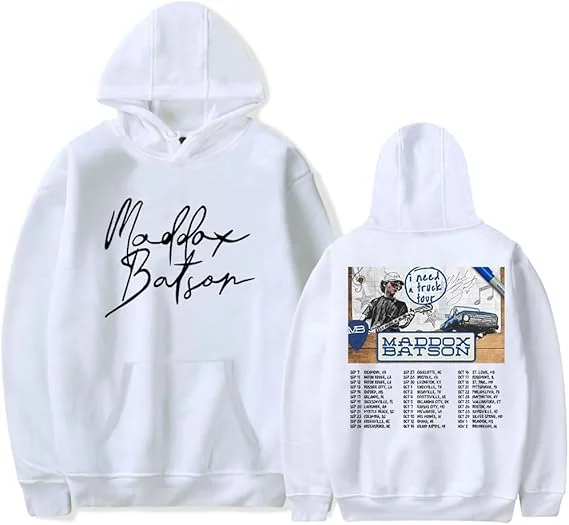 Maddox Batson j'ai besoin d'un camion Tour sweats à capuche Merch unisexe mode à manches longues élégant personnalisé sweats à capuche