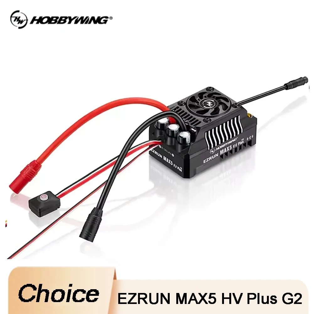 

HOBBYWING EZRUN MAX5 HV PLUS G2 500A ESC 5690 56118SL Двигатели с сенсорным бесщеточным комбинированным двигателем для 1/7 1/8 RC Модель автомобиля Багги Аксессуары