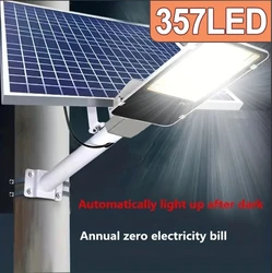 500w Powerful Solar Light Outdoor Solar Street Light 350/120LED 6500K IP65 Waterproof Street Light for Garage Garden Terrace