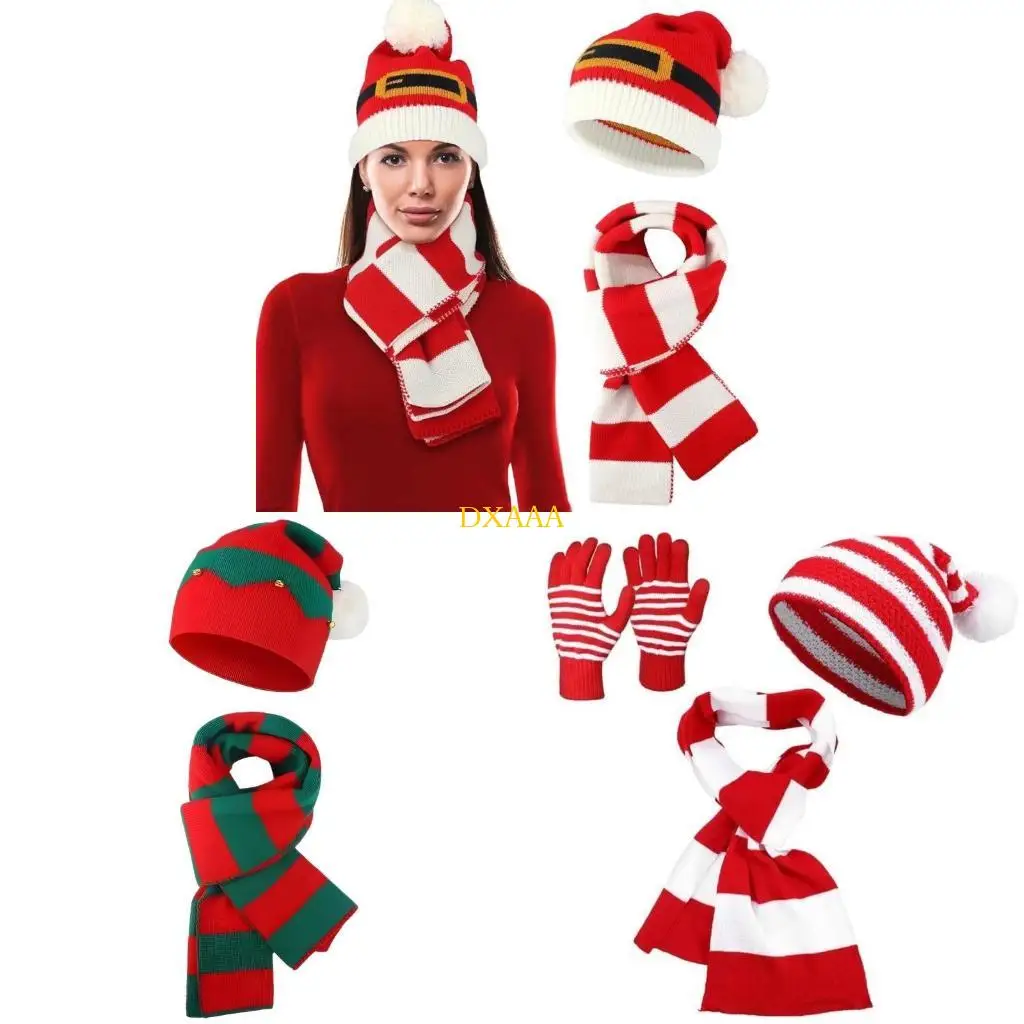 dxaa-bufanda-gorros-papa-noel-navidad-punto-para-festival-reunion-familiar-ropa-invierno-gorro-papa-noel-para