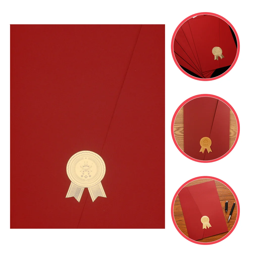 Paper Award Holder Honor Certificate Shell Hard Cover Graduation Diploma Envelopes