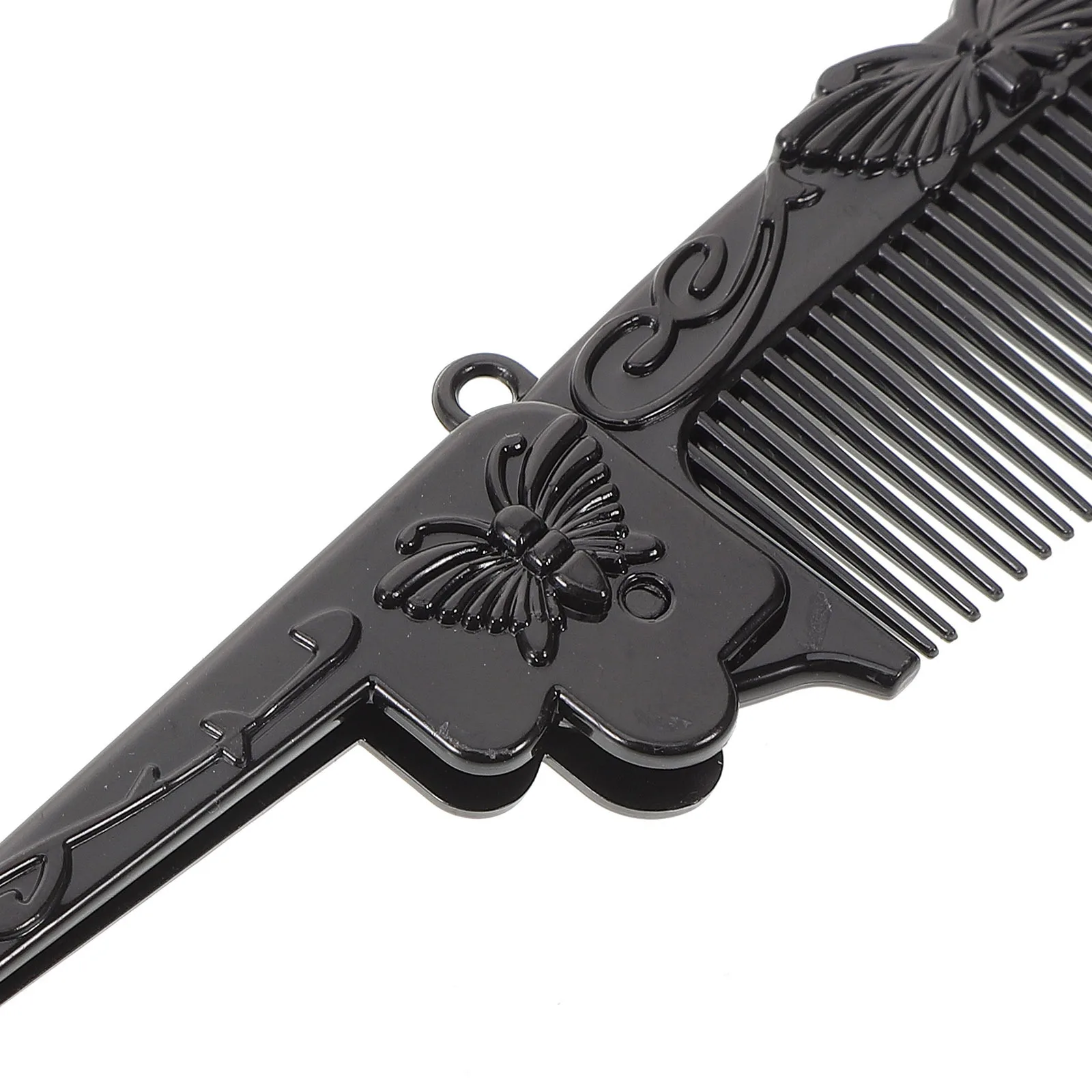 

MUSISALY портативный складной выпрямитель для волос, расческа, инструмент для укладки волос для женщин, дорожная мини-щетка из волокна с крысиным хвостом