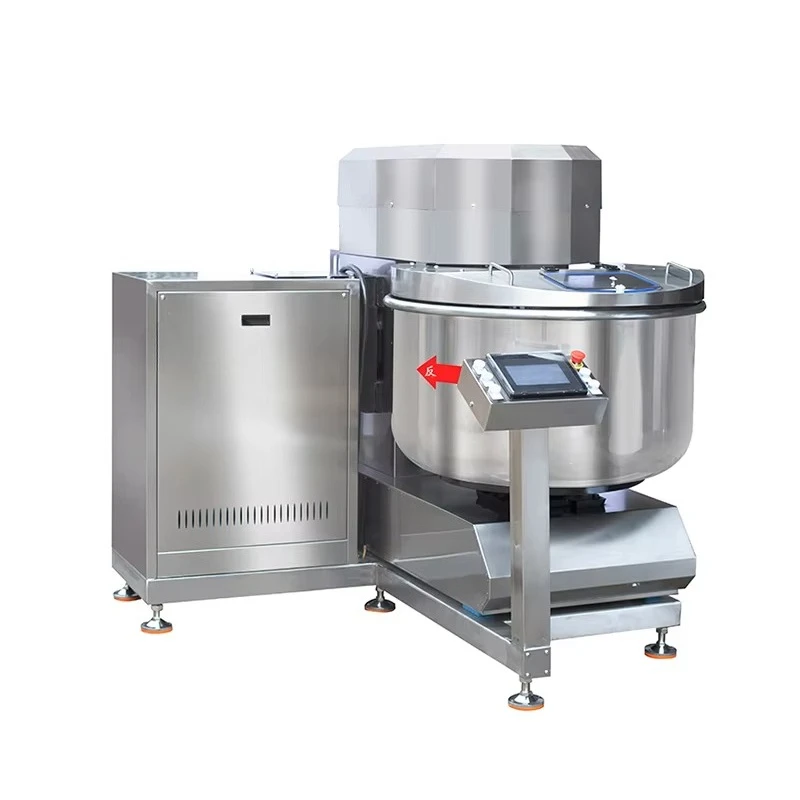 100KG Dough Mixer Machine Bakery Bread Pizza Dough Spiral Mixer Automatic Tilting-barrel Bakery Dough Mixer