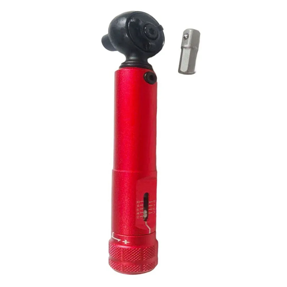 Bike Repair Torque Wrench 2-10Nm Preset Click Type For Cycling Parts With 1/4 Square Head To Hexagon Adapter Kit