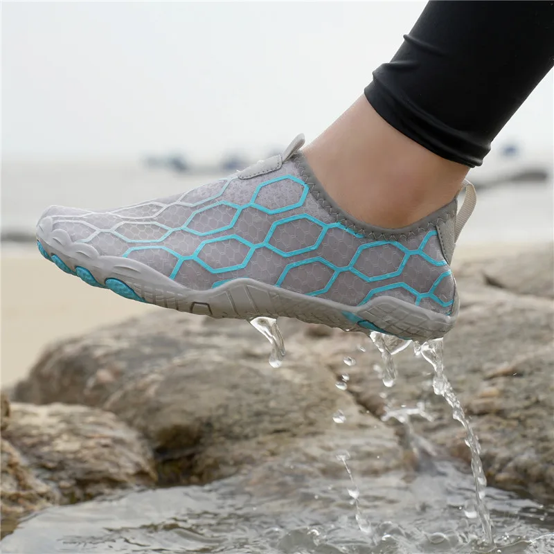 

Унисекс-обувь для прогулок по воде для пар | Легкие летние спортивные кроссовки-амфибии для пляжа и воды, быстросохнущие, нескользящие, без шнурков