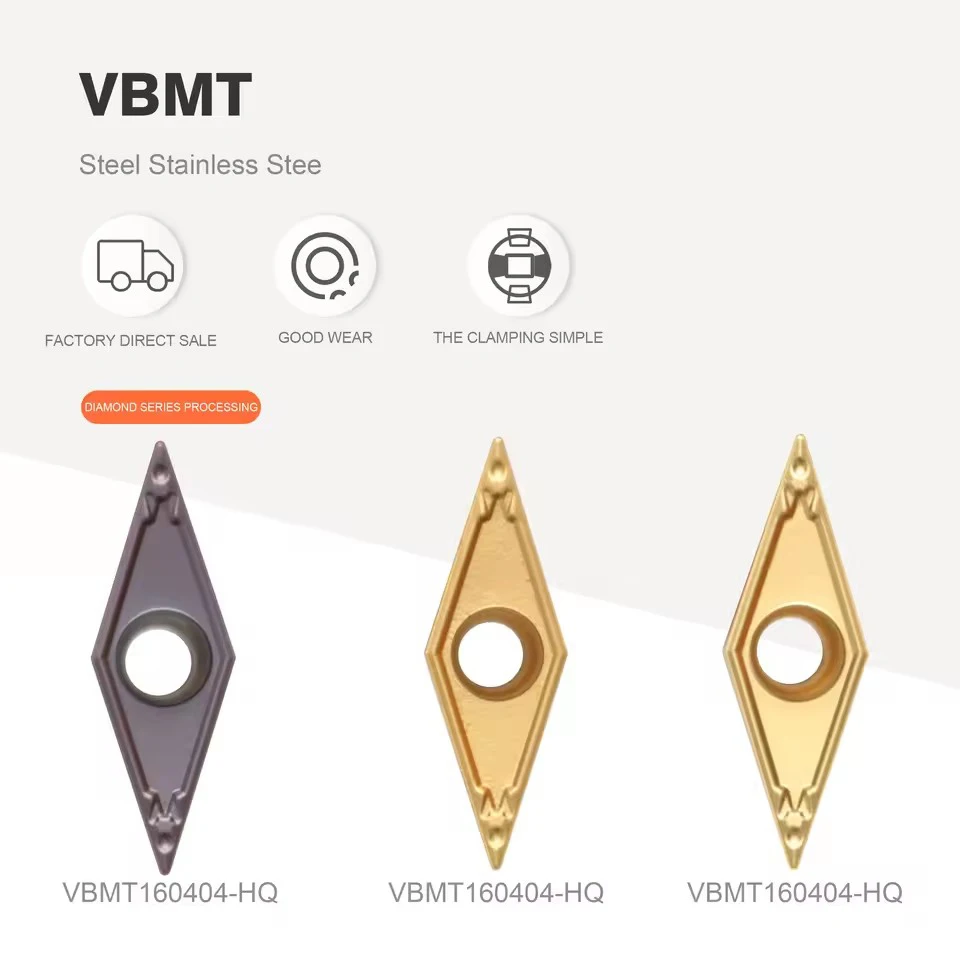VBMT160404 US735 UE6020 VP15TF VBMT160408 GS735 GE6020 GP15TF Carbide Lắp Kim Loại CNC Tiện Dụng Cụ Xoay