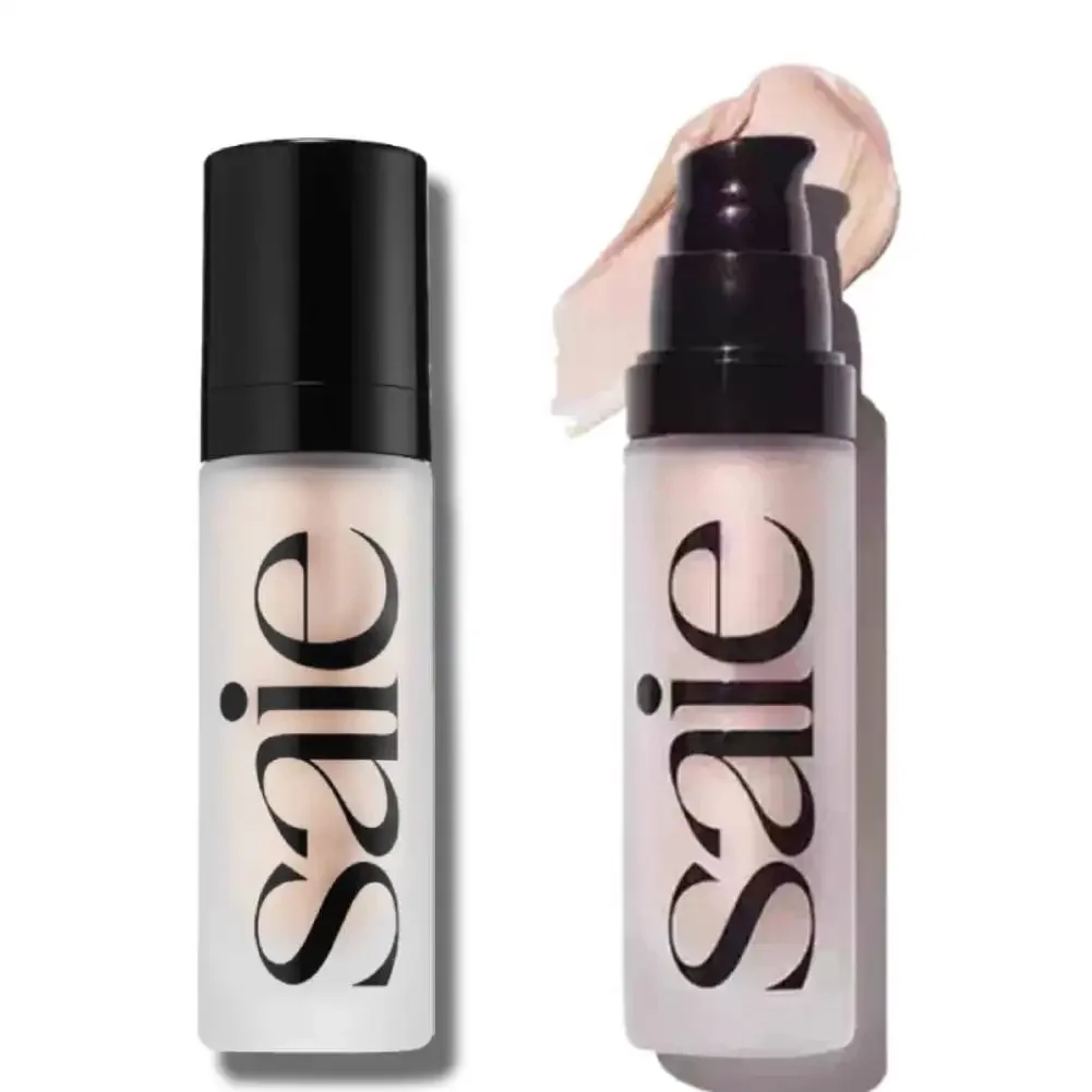 Saie Fard liquido incandescente Idratante Fard liquido versatile Fard duraturo impermeabile Pigmento viso Evidenziatore brillante