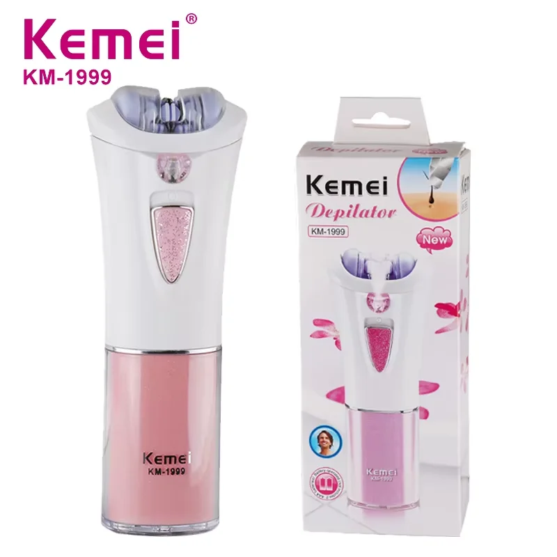 depilador-eletrico-feminino-kemei-km-1999-depilacao-a-seco-com-bateria-para-rosto-corpo-axilas-e-pernas