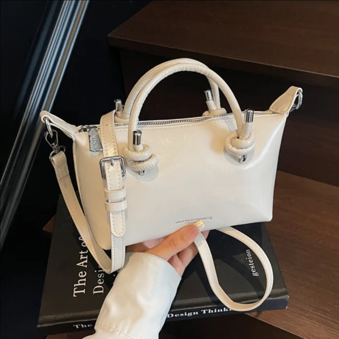 

Модная сумка в корейском стиле, новинка 2025 года, винтажная повседневная сумка на плечо, модная простая сумка через плечо, сумка Jiaozi для женщин