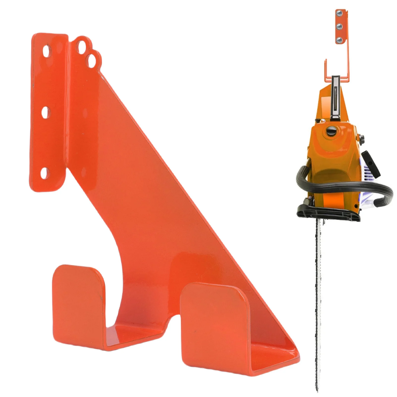 

Chainsaw Hanger Heavy Duty Steel Wall Mount Chainsaw Storage Rack For Garage Shed Shop Workshop