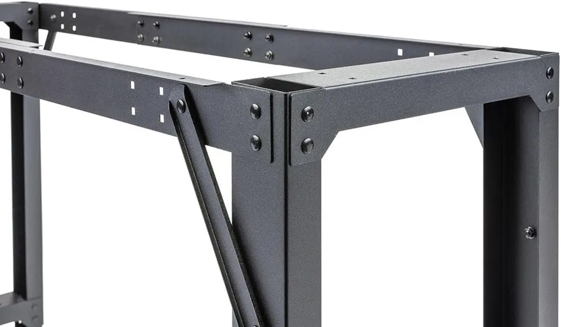 Metal Table Legs and Adjustable Workbench Legs, Heavy Steel Frame