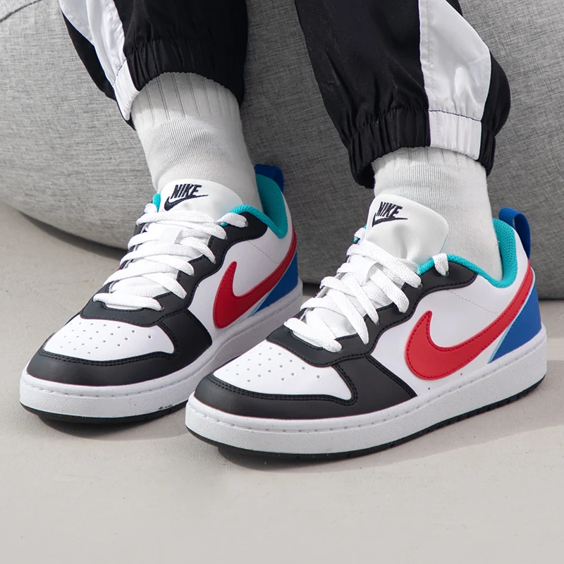 

Nike women's shoes 2025 new COURT BOROUGH sports shoes big children's shoes casual shoes light board shoes HF0742-161