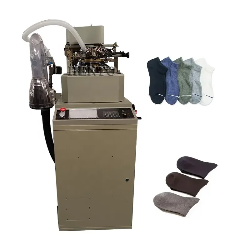 High Efficiency Automatic Sock Knitting Machine for Industrial Use Fast Production Durable Metal Frame Easy Operation