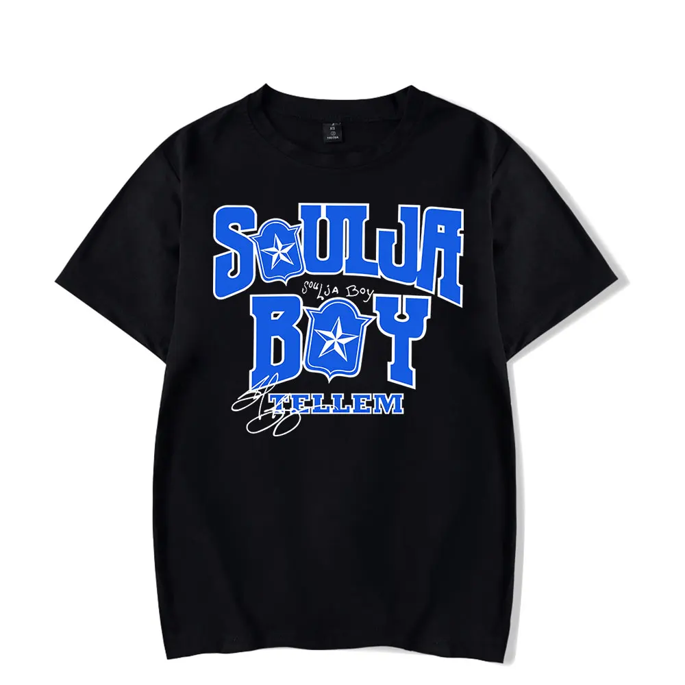 Soulja Boy Tellem Signed Shirt Vintage 90s T-Shirt Men and Woman Short Sleeve Funny T Shirt Unisex Harajuku Tops Camiseta