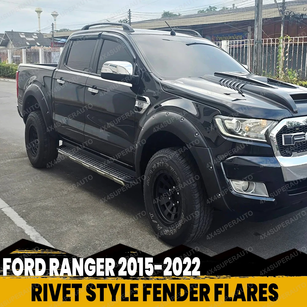 

Защита колесной арки, расширители крыльев для Ford Ranger T7 2015 2016 2017 2018, двойная кабина, 6 дюймов, брызговик 4X4, автомобильные аксессуары