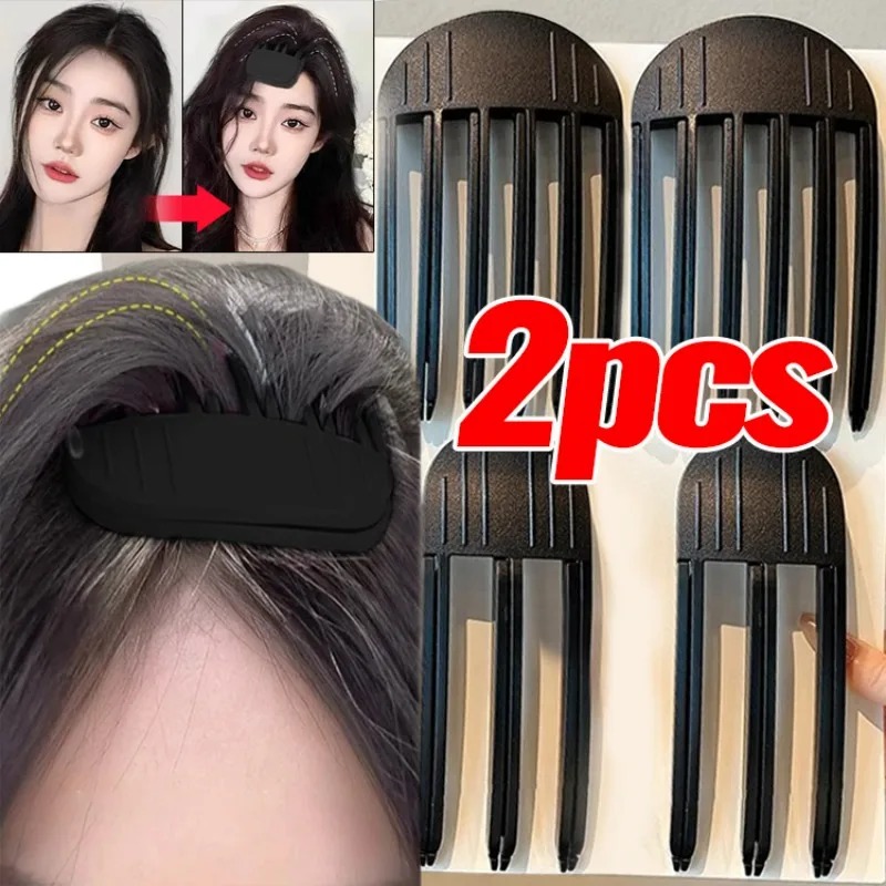 1/2Pcs Simple Fluffy Hair Roots Clips No Heat High Vertex Hair Curler Styling Fluffiness Women Men Volume Wind Sculpting Comb