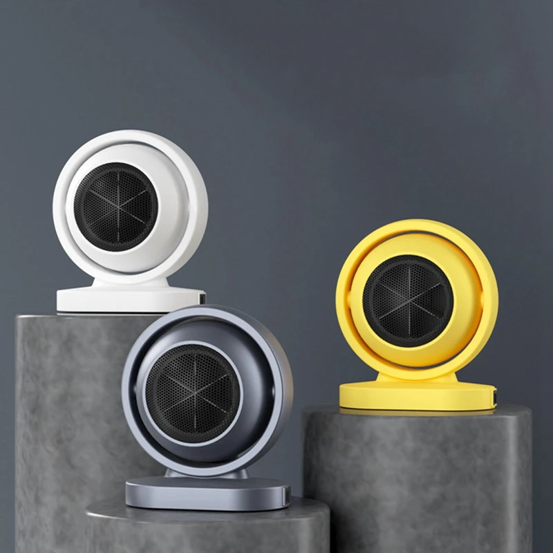 Calentador eléctrico portátil de 380W, ventilador de escritorio, estufa, soplador de aire caliente, Mini calentador, hogar, oficina, habitación, calentador para el invierno, enchufe de la UE