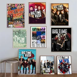 Big time rush Self-adhesive Art Poster Fancy Wall Sticker for Living Room Bar Decoration Vintage Decorative Painting